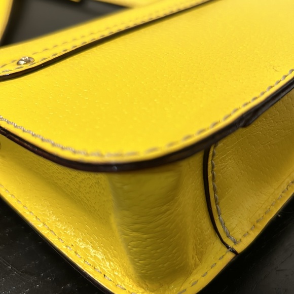 Kate Spade Crossbody Yellow Purse Natalie Wellesley Bag - Picture 11 of 12
